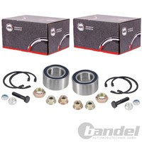 2X A.B.S. Radlager Satz Hinten Vorne Beidseitig Passend FüR Fiat Fiorino Seat CO