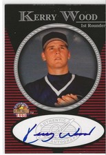 1997 Kerry Wood Autograph Card Scoreboard Limited edition