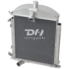 Fit 1928-1929 Ford Model A Heavy Duty 3.3l L4 4cyl 3row Aluminum Radiator Dh