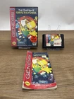 Sega Genesis The Simpsons Bart's Nightmare Cartridge In Box With Manual