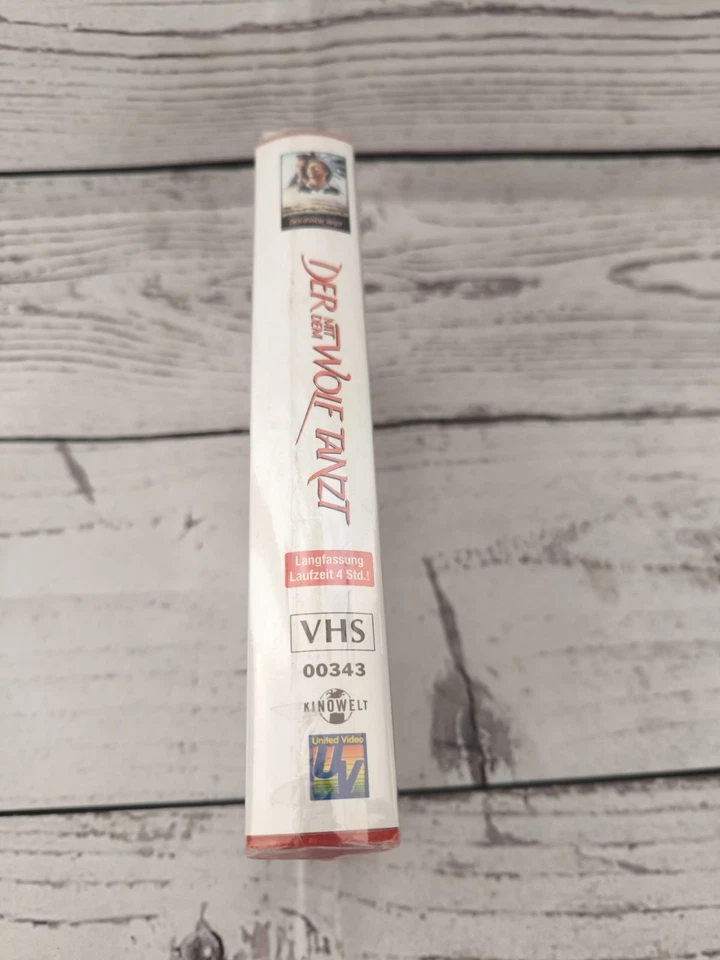 VHS NEU & OVP Seald - Der mit dem Wolf tanzt -Kevin Costner 7 Oscars Langfassung - Bild 3 von 3