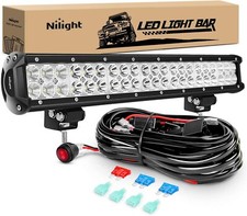 Nilight Zh006 Led Light Bar 20 Inch 126w Spot Flood Combo Led Off Road Lights