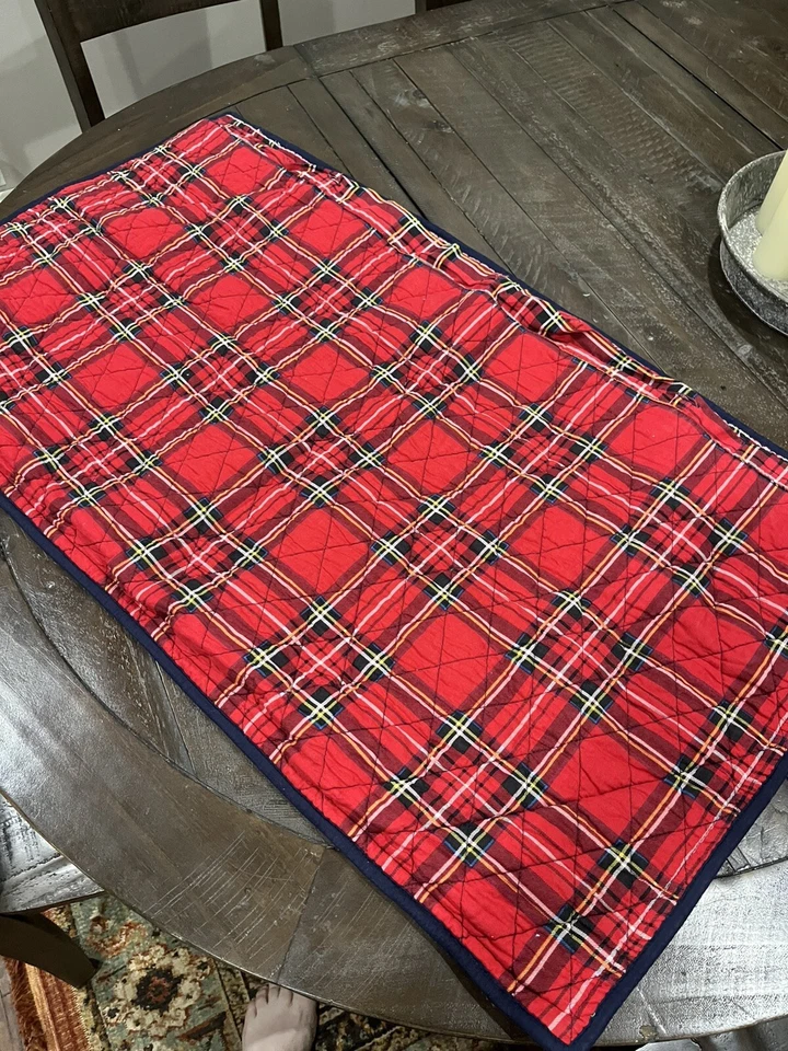 Almohada de campo a cuadros Martha Stewart casa de campo King Sham acolchada retazos a cuadros Foto 4 de 4