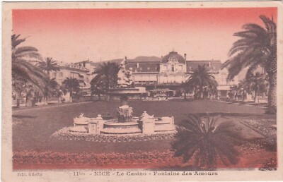 E0907 SCHÖN - BLICK AUF DIE CASINOFASSADE, DEN PLATZ UND DEN LIEBESBRUNNEN