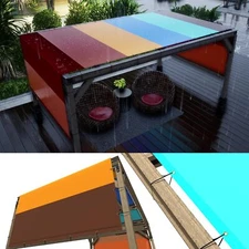 ColourTree Rainbow Waterproof Pergola Canopy Sun Shade Cover