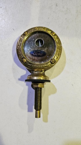 Ford Bronze Motometer. Made of bronze. It's a replica and doesn't work. - Picture 3 of 5
