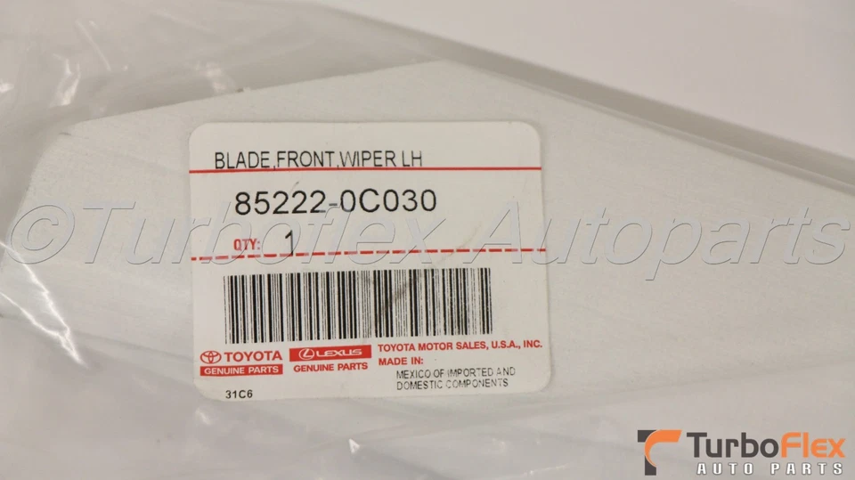 Juego de escobillas limpiaparabrisas delanteras originales Toyota Tundra 2007-2021 Sequoia 2008-2022 Foto 3 de 4