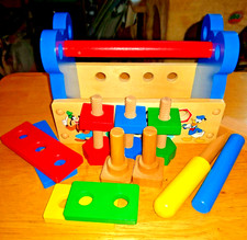 Melissa  Doug Mickey Mouse Clubhouse Wooden Tool Kit Complete All 15 Pieces