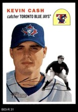 2003 Topps Heritage #31 Kevin Cash Blue Jays 8 - NM/MT