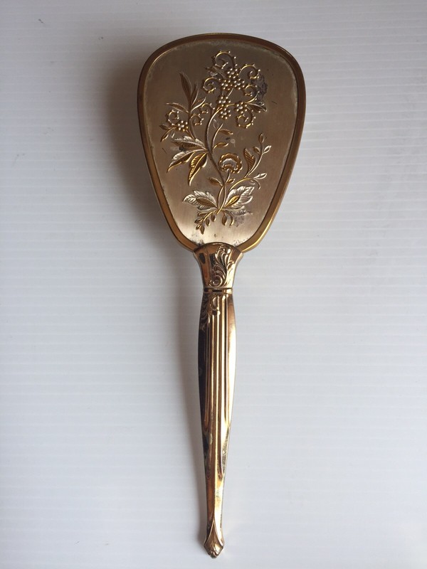Vintage Metal Hairbrush Made In The USA