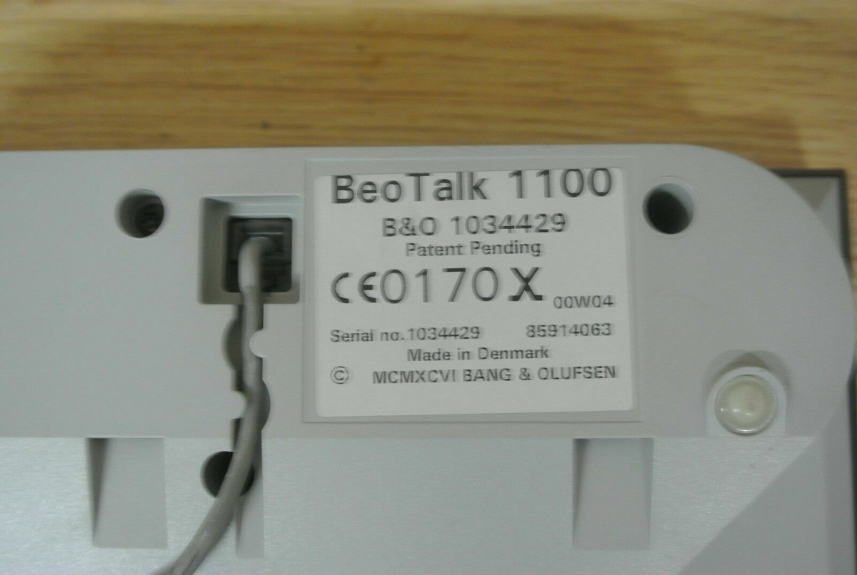 Répondeur Bang & Olufsen BeoTalk 1100 – Argenté, Analogique, Occasion