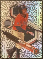2018 Bowman High Tek Prospects Heliot Ramos Pattern 3 Zig Zag Giants