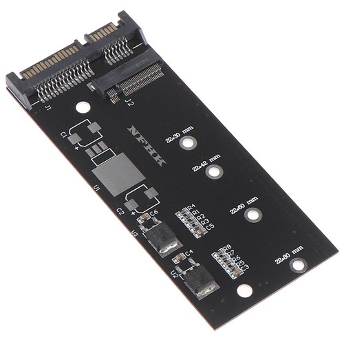 B+M key SATA M.2 ngff ssd to sata 3 raiser m.2 to sata adapter expansion card - Bild 12 von 12