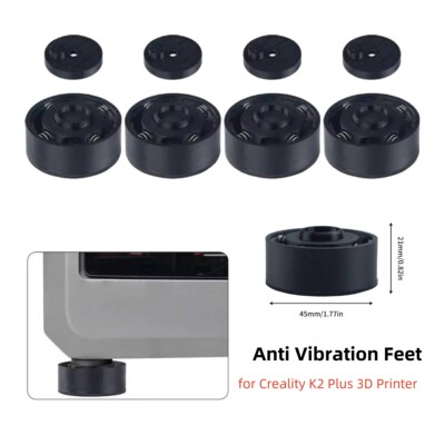 Für Creality K2 Plus 3D-Drucker Aktualisiert stoßdämpfende Füße Pad Anti-Rutsch