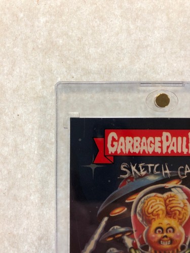 2023 TOPPS GARBAGE PAIL KIDS BEKKI SHARP 1/1 SKETCH CARD GPK IN ONE TOUCH CASE - Picture 3 of 6