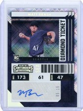2022 Panini Contenders MATT BRASH Rookie Auto /15 - Seattle Mariners
