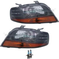 Scheinwerfer Set H4 FüR Chevrolet Aveo/Kalos SchräGheck T200 Daewoo Inkl. Lampen