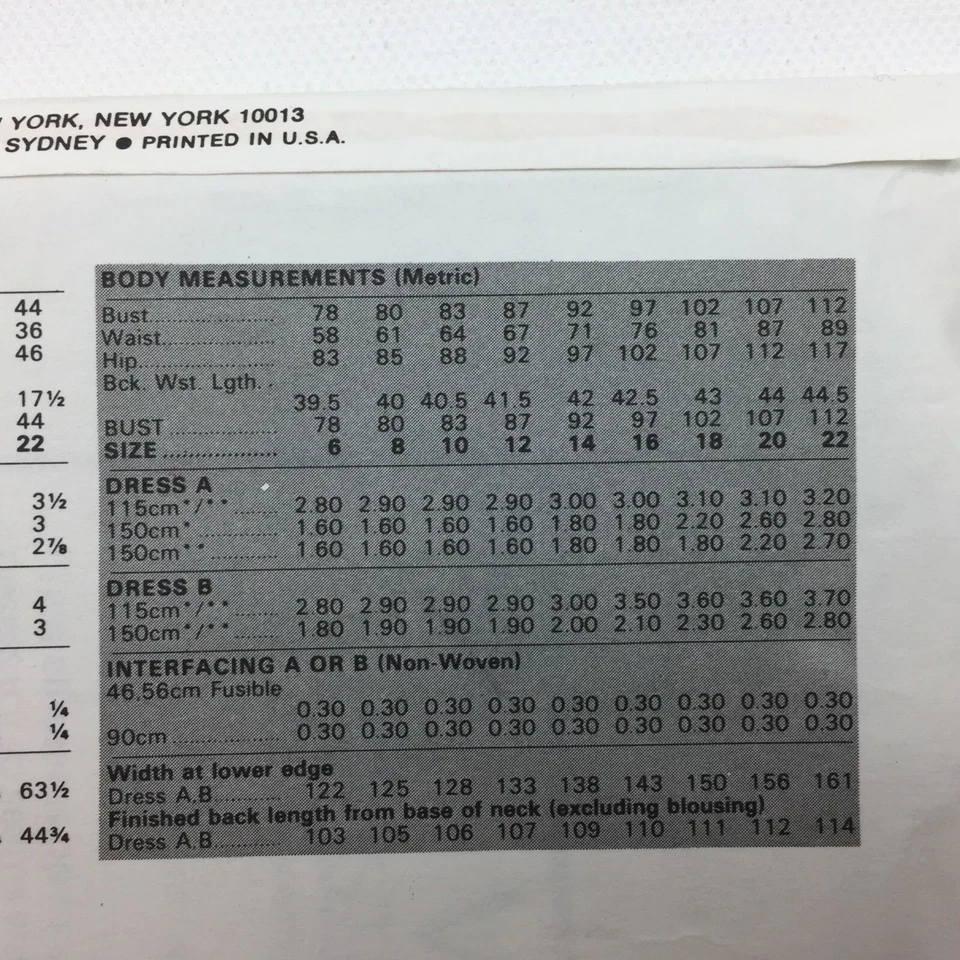 Vintage Vogue 8225 Very Easy Misses Dress Sewing Pattern Cowl Neck Size 6 8 10 - Image 3 of 4