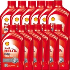 OLIO MOTORE Shell Helix HX3 20W50 Multigrado (SL/CF) 12L litri Motori Benzina e 