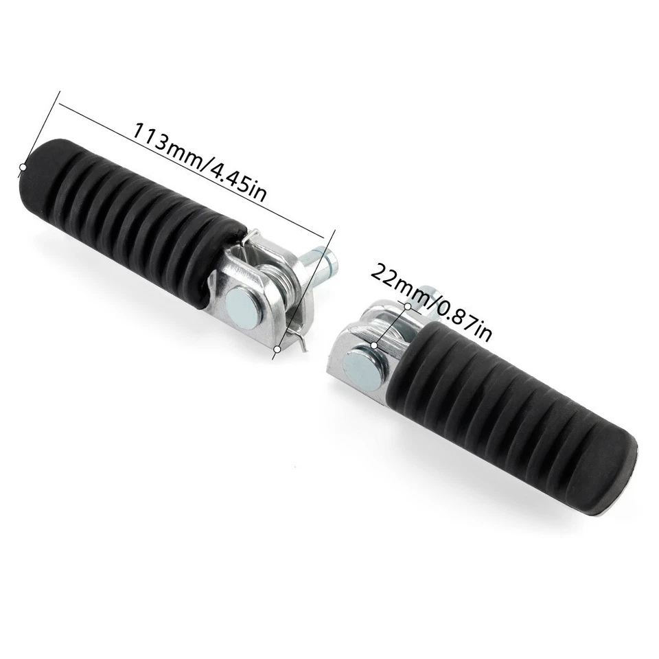 Pedal adaptador reposapiés estriberas delanteras Rider para KAWASAKI Versys KLE650 KLZ1000 Foto 2 de 4