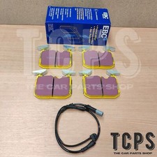 FOR BMW 335D 335i XDRIVE F30 F80 EBC YELLOW STUFF FRONT PADS + NEW SENSOR