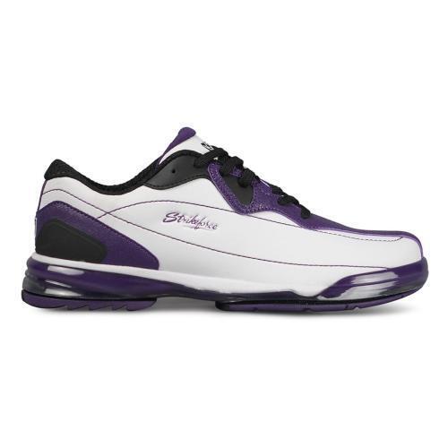 KR Strikeforce DREAM Women's Right-Handed WIDE WIDTH Bowling Shoes WHITE/PURPLE - Picture 1 of 2