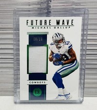 2019 Panini Encased Future Wave Materials /10 Michael Gallup #FW17