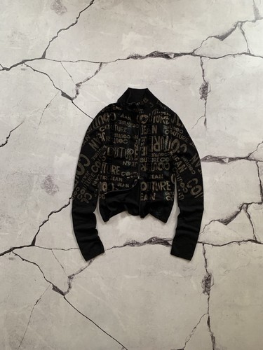 Hysteric Glamour, Vintage Avant Garde LGB If Six Was Nine Hysteric Glamour Double Zip Sweater