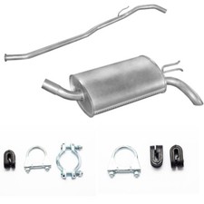 Komplett ab Kat Mittelrohr Endtopf Auspuff für Renault Twingo 1.2i + Anbausatz