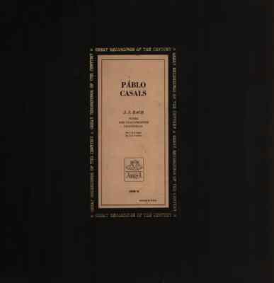 LP Bach Suite No.1 In G Major BWV 1007 / Suite No.2 In D Minor, BWV 1008 (Pablo