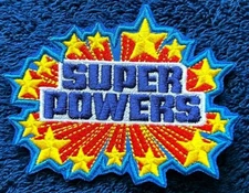 DC SUPER POWERS patch JLA Justice League Batman Superman amigos friends applique