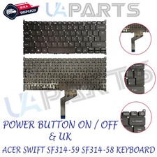 Replacement For ACER SWIFT SF314-59 SF314-58 UK Layout Laptop Keyboard Black