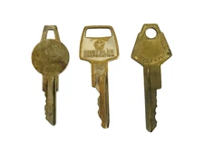 3 Chrysler Corporation Keys Used Vintage Auto Transportation Collectibles