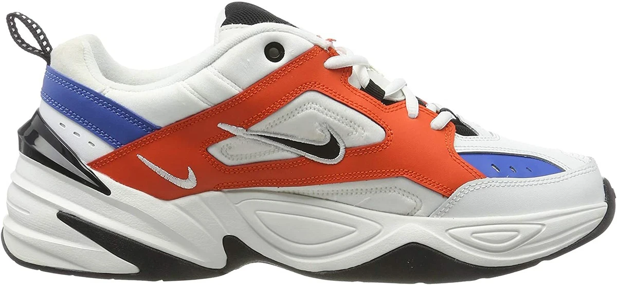 Original Nike M2K Tekno Trainers Summit White Black Team Orange AV4789 100 DB22