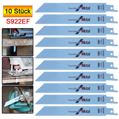 YINETTECH 10-teiliges Sägeblatt-Set – 24T, 95 Mm, Bimetall, Für Luftkörpersägen, Verschiedene Materialien