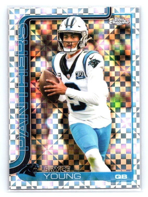 2025 Topps Chrome - Bryce Young #40 X-Fractor