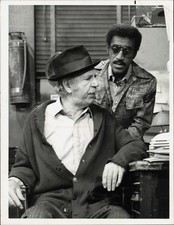 1975 Press Photo TV  Scene Chico and the Man, Jack Albertson, Sammy Davis,jr.