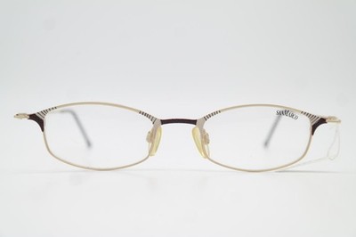 Vintage Brille SAN MARCO 8356 Gold Bronze Oval Brillengestell eyeglasses