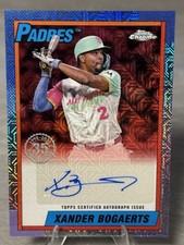 🔥⚾️XANDER BOGAERTS 2025 Topps 35th Ann. Red Mojo Auto /5 #LTP BOOKEND⚾️🔥