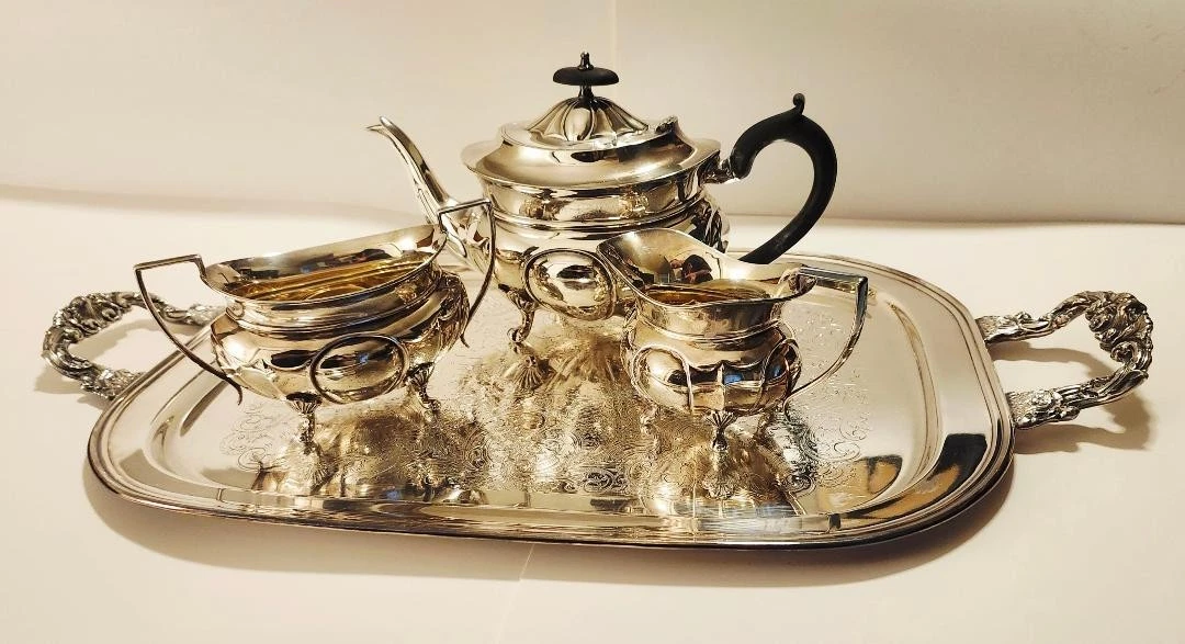 Sheridan Silver In Antique Us Silver-Plated Teapots, Coffee Pots