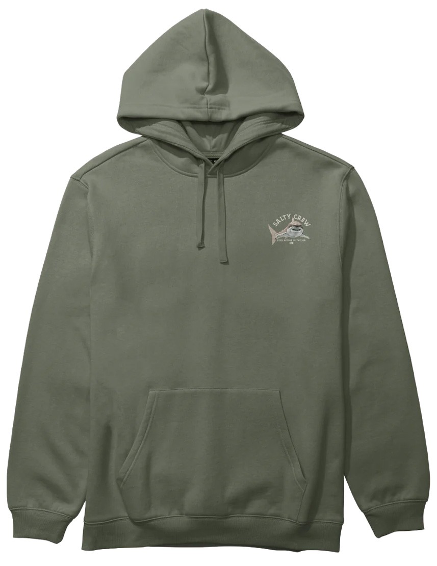 Salty Crew Lurking Fleece Pullover Hoody - Dusty Olive - New 11490₽