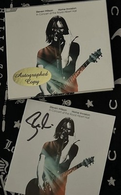 SIGNED STEVEN WILSON cd/dvd