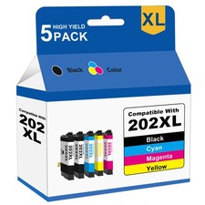 T202 XL 202XL Ink Cartridges forEpson 202 XL Ink for Expression WF-2860 XP-5100
