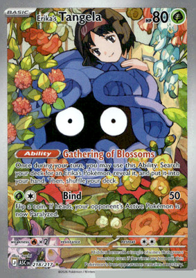 Erika's Tangela ME: Ascended Heroes Holo Illustration Rare