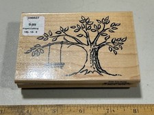 Papercrafting Rubber Stamp Nature Tree