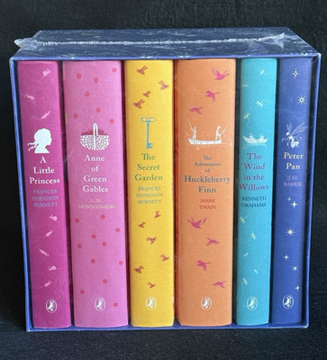 Children 6 Volumes Deluxe Sealed Box Set Peter Pan Little Princess Secret Finn..