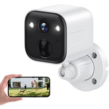 Security Cameras Wireless Outdoor, Battery Powered WiFi Camera for Home Secur...