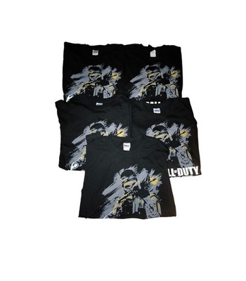 Call of Duty: Black Ops T-Shirt Bundle XL (5-Pack) Deadstock Official Gaming
