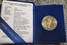 1990-P ½ oz American Gold Eagle Proof Coin Pristine Condition, Original Holder