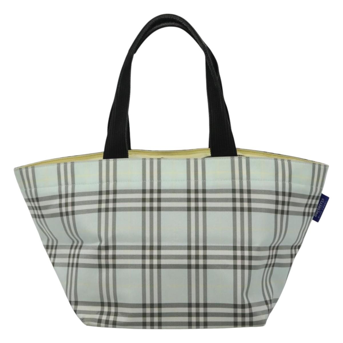 BURBERRY BLUELABEL　トート　バッグ Burberrys Blue Label Nova Check Tote Bag Nylon Light Blue